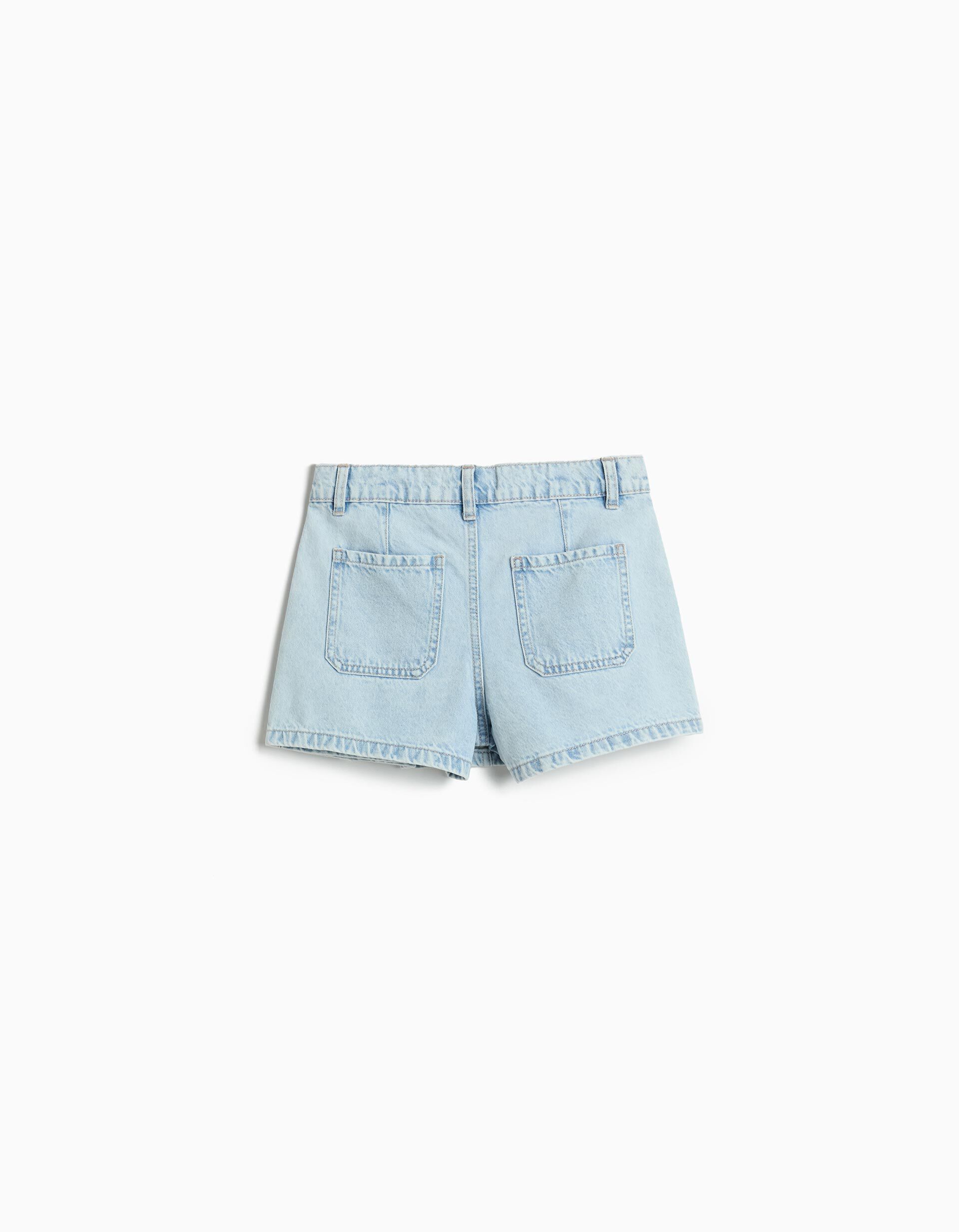 Comprar Online Saia-cal&ccedil;&atilde;o de Ganga, Menina, Azul Claro