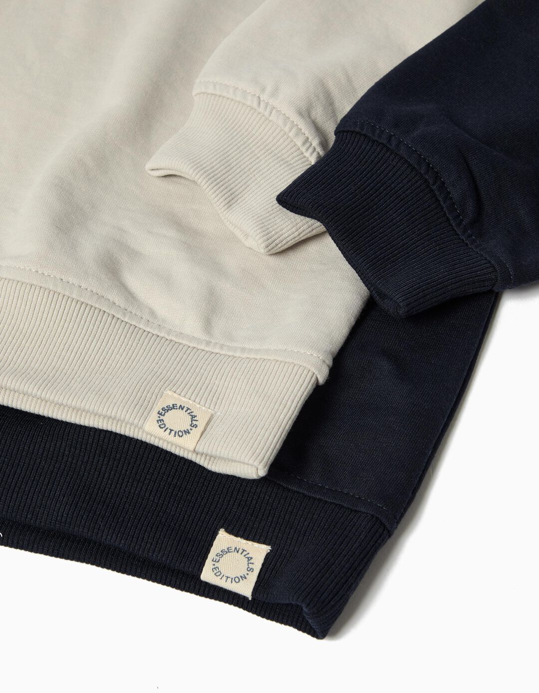Pack 2 Sweatshirts de Felpa, Menino, Azul