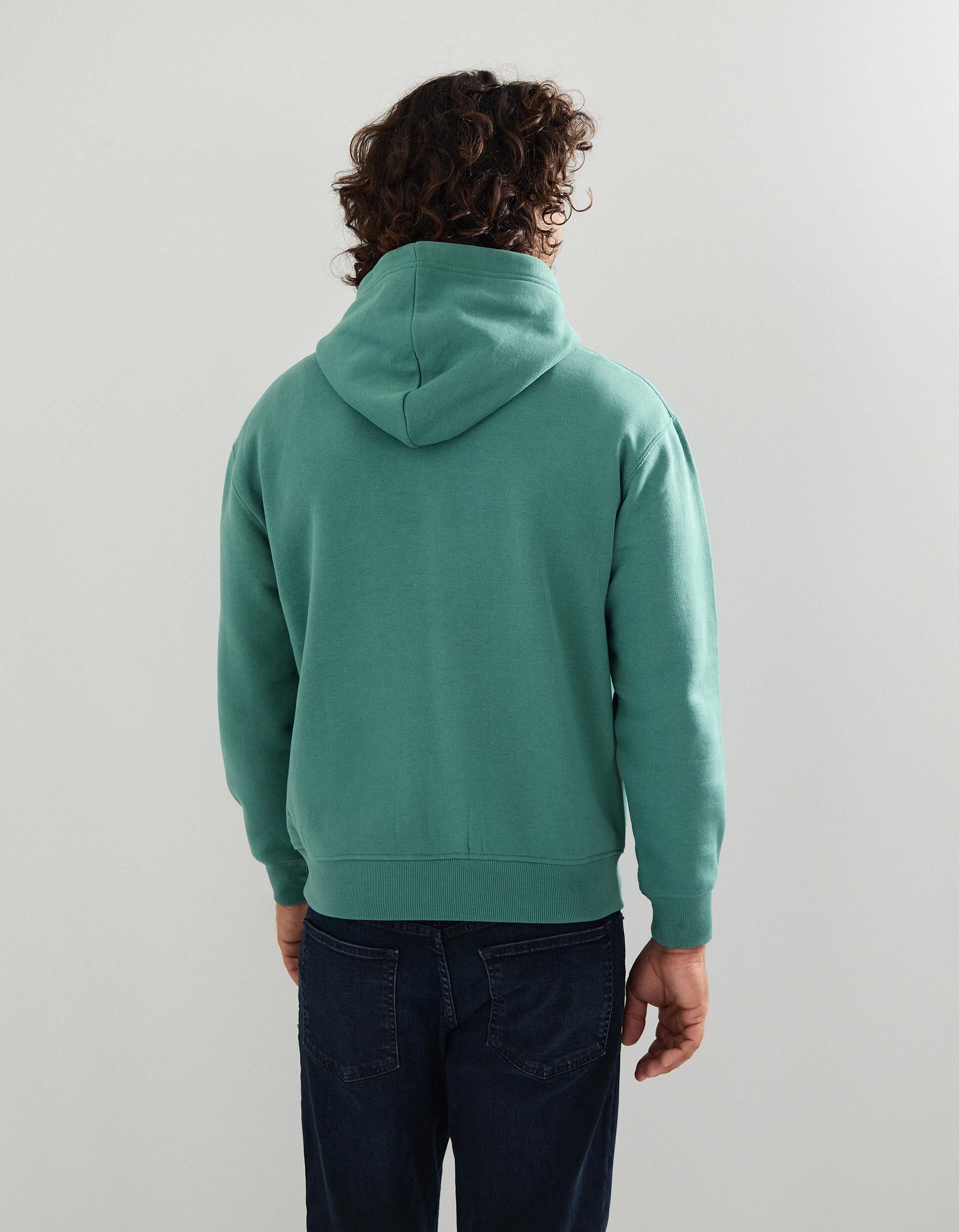 Comprar Online Sweatshirt com Capuz, Homem, Verde Escuro