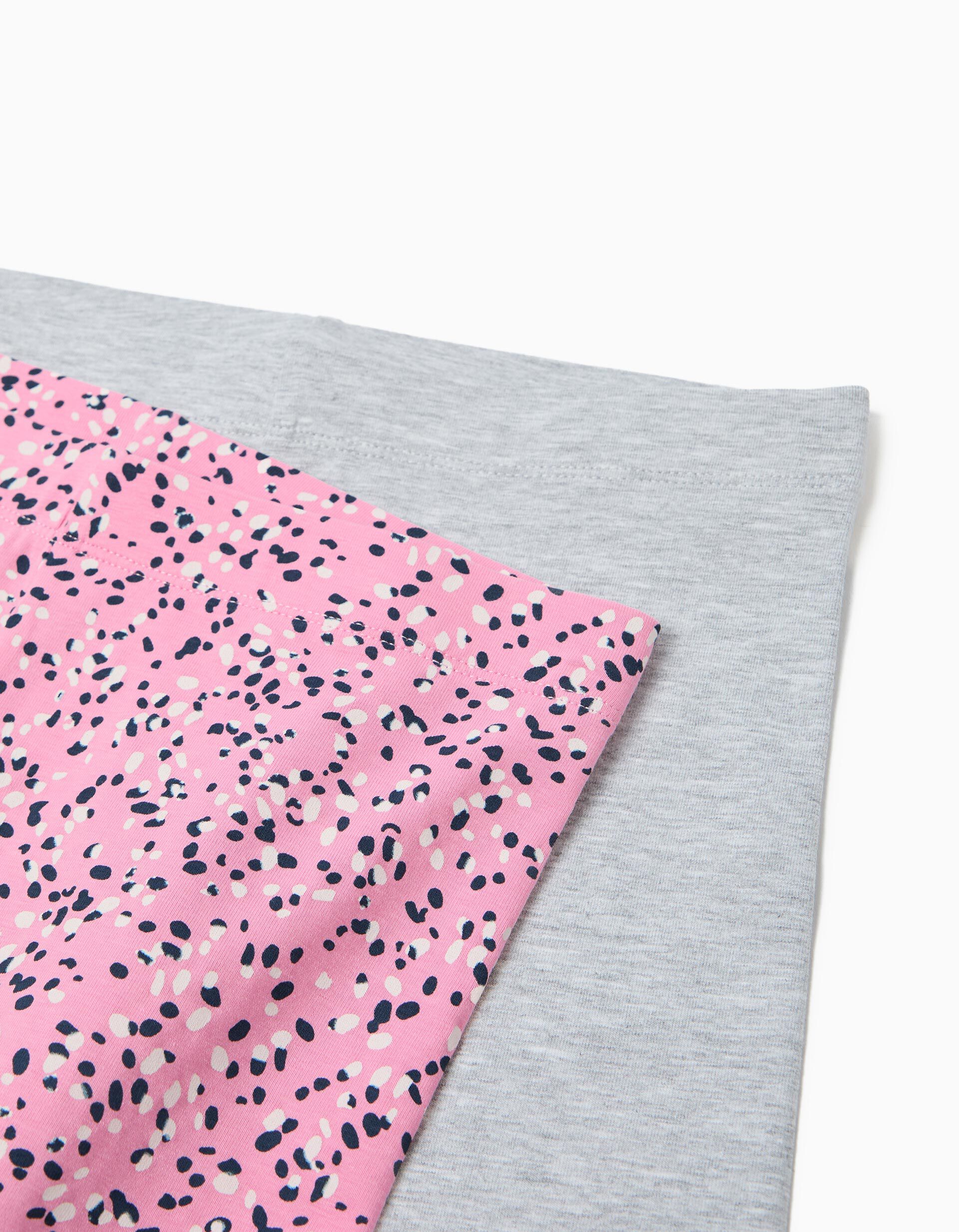 Comprar Online Pack 2 Leggings, Menina, Rosa