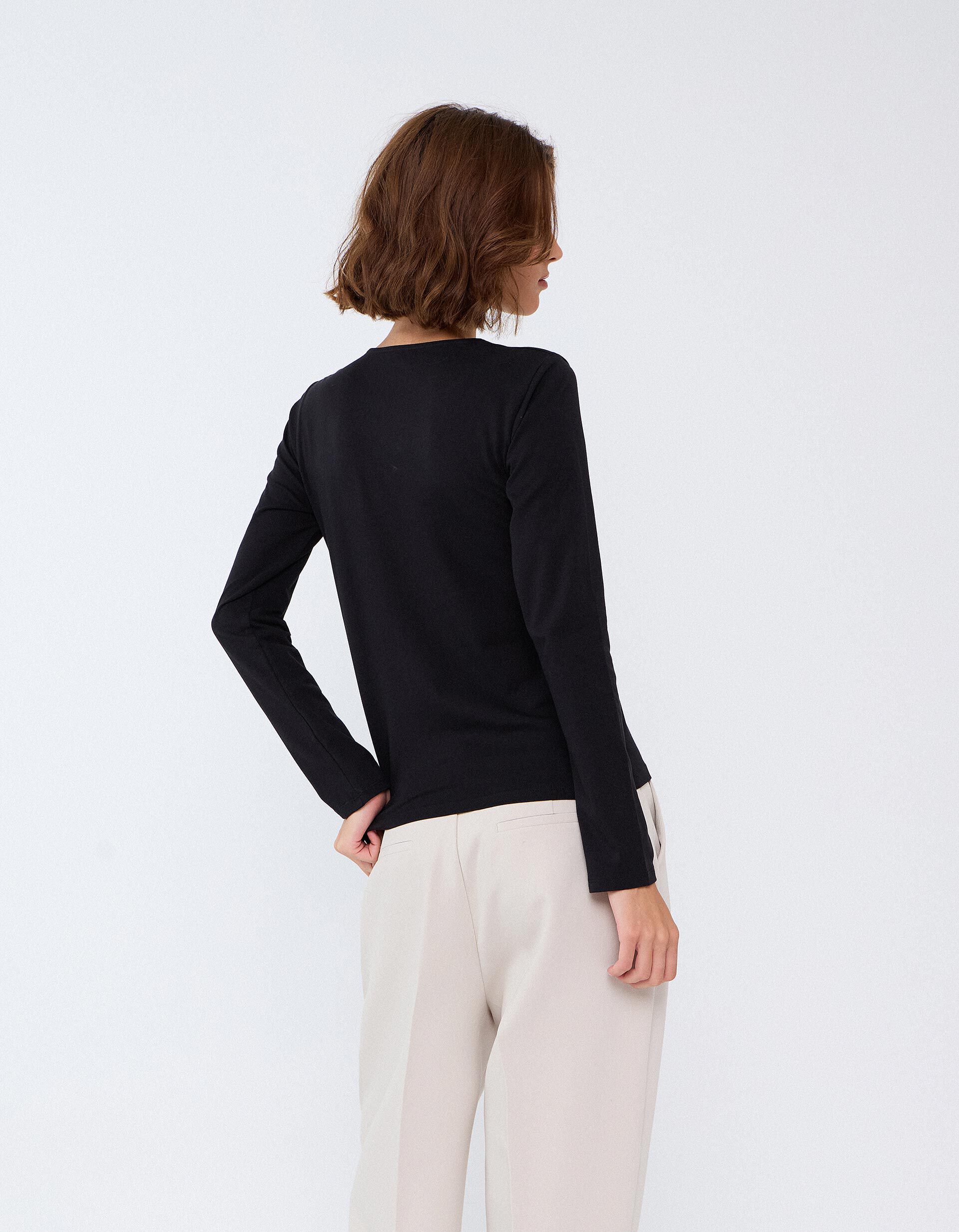 Comprar Online Camisola De Manga Comprida, Mulher, Preto