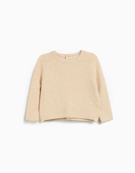 Comprar Online Camisola de Malha, Recém-Nascido, Bege Claro
