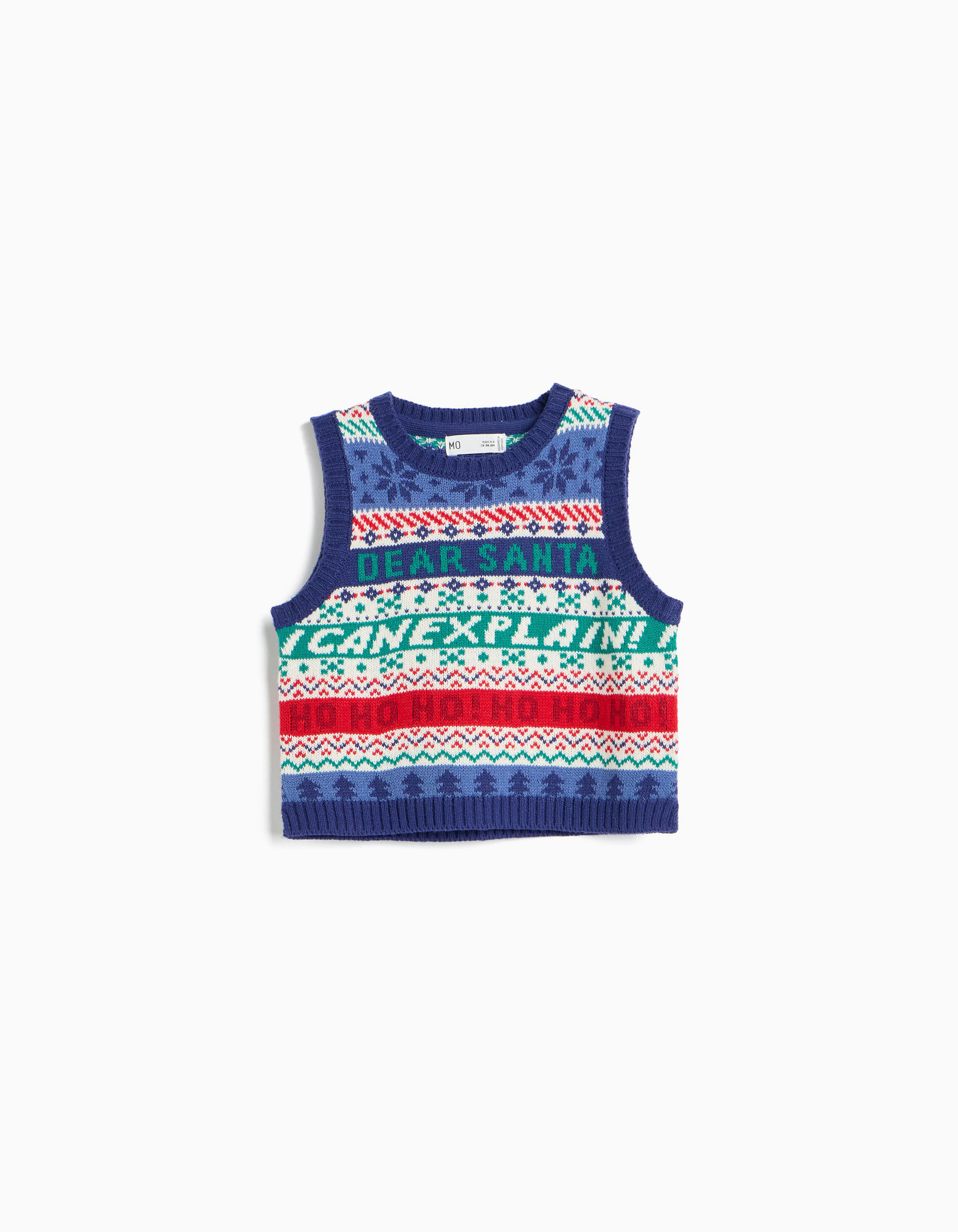 Comprar Online Colete De Natal, Beb&eacute;, Azul Escuro
