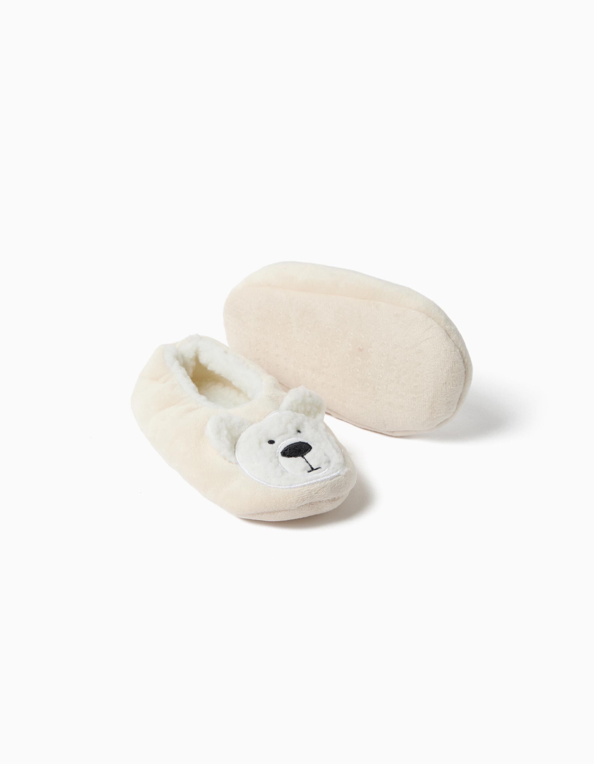 Comprar Online Pantufas Urso, Menino, Bege