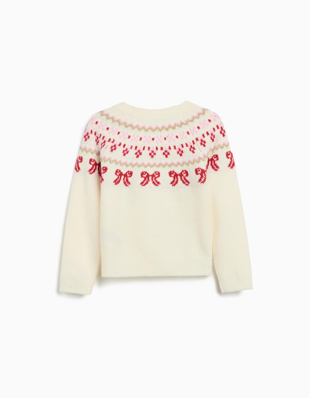 Camisola de Malha, Menina, Cru