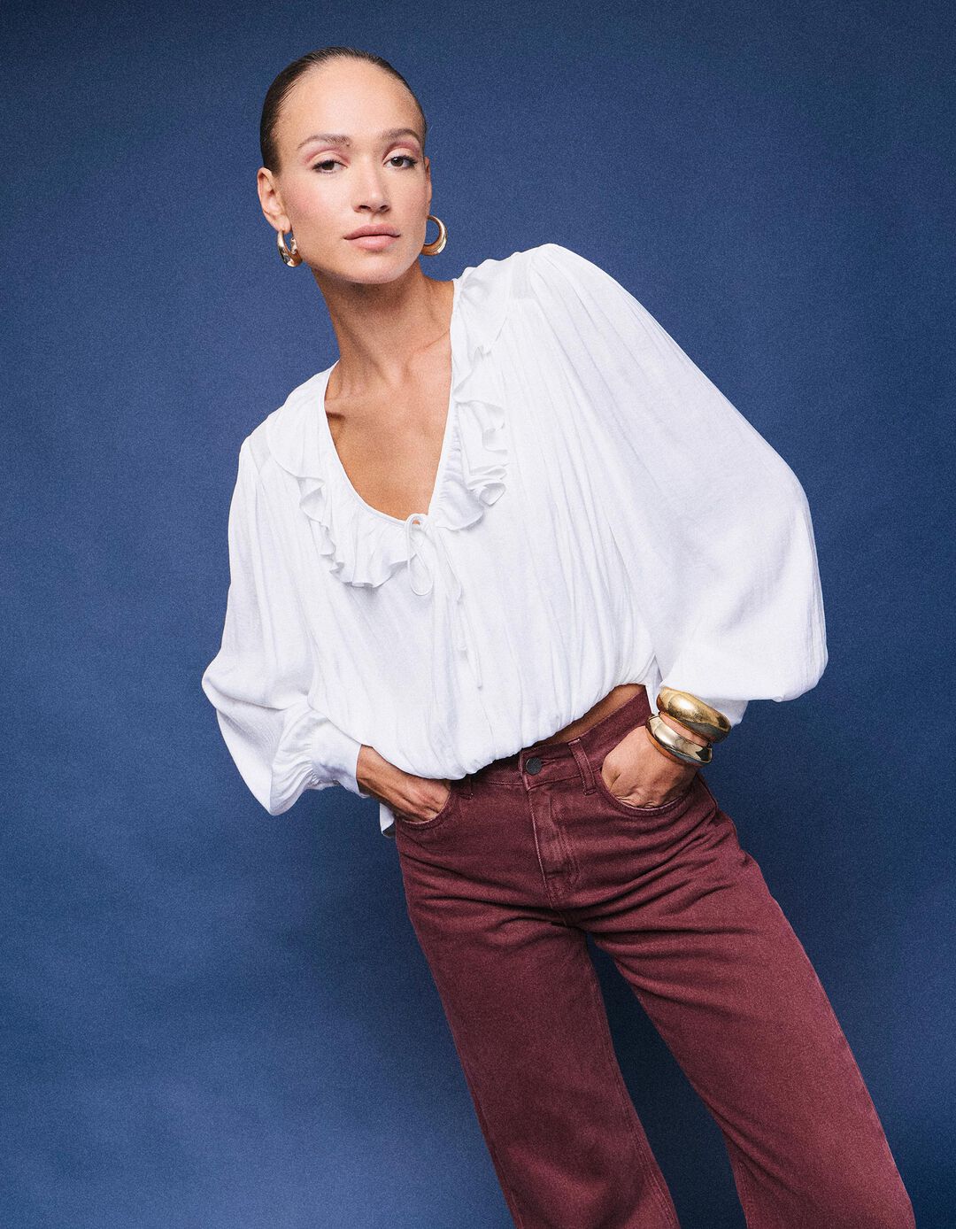 Blusa Fluida, Mulher, Branco
