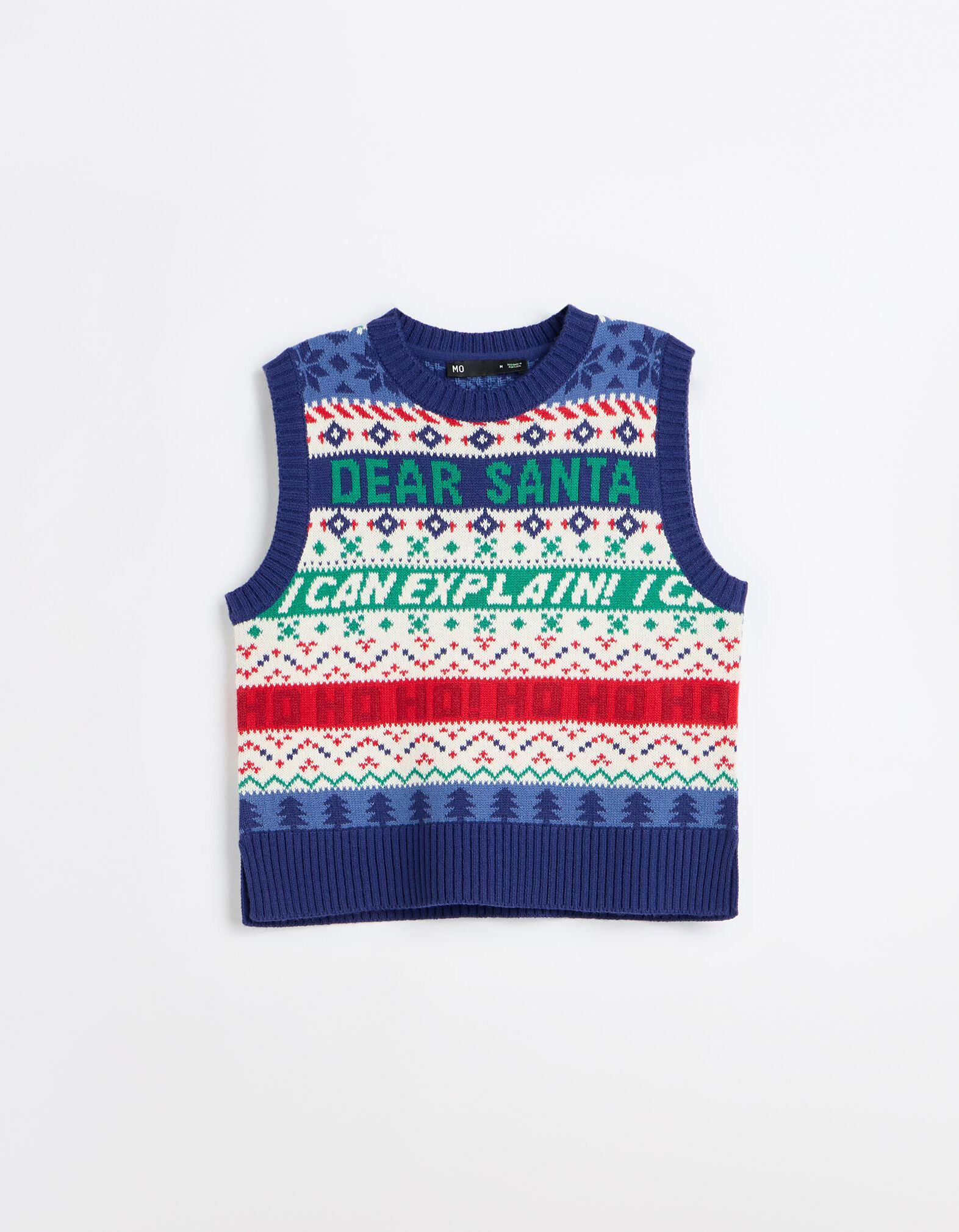 Comprar Online Colete De Natal, Mulher, Azul Escuro