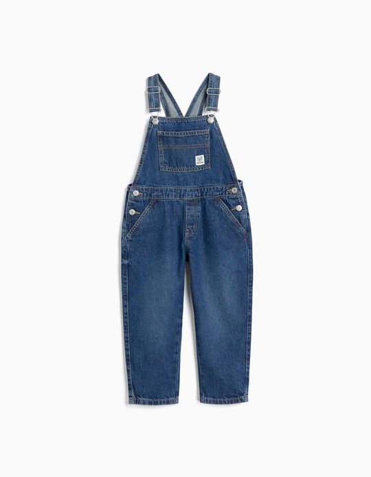 Comprar Online Jardineiras De Ganga, Menino, Azul Escuro