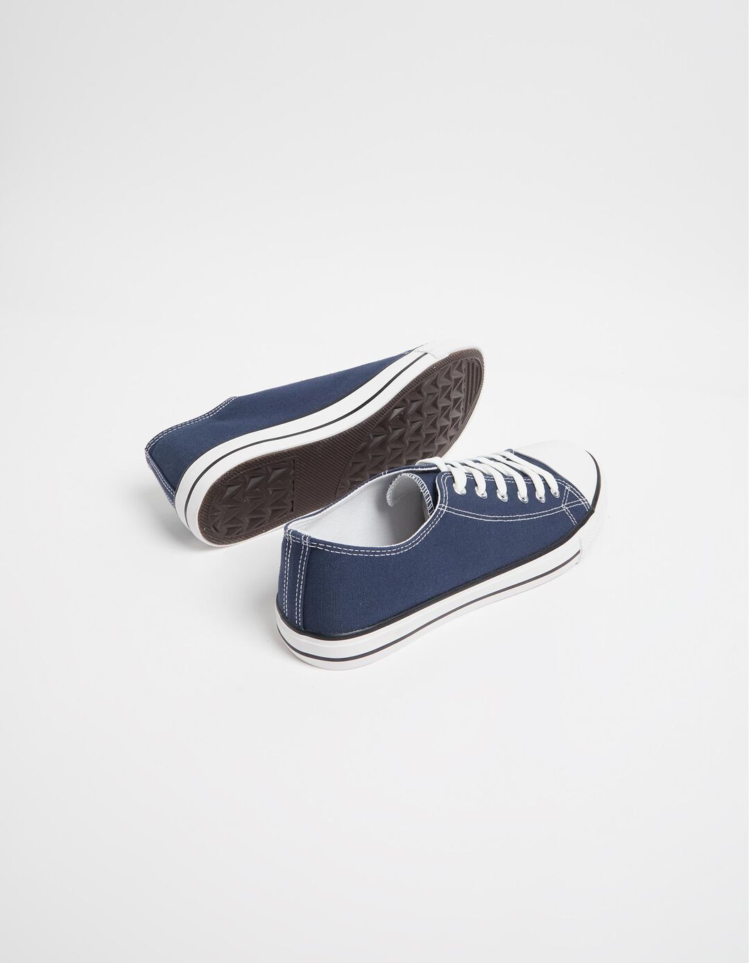 Canvas Sneakers, Men, Dark Blue