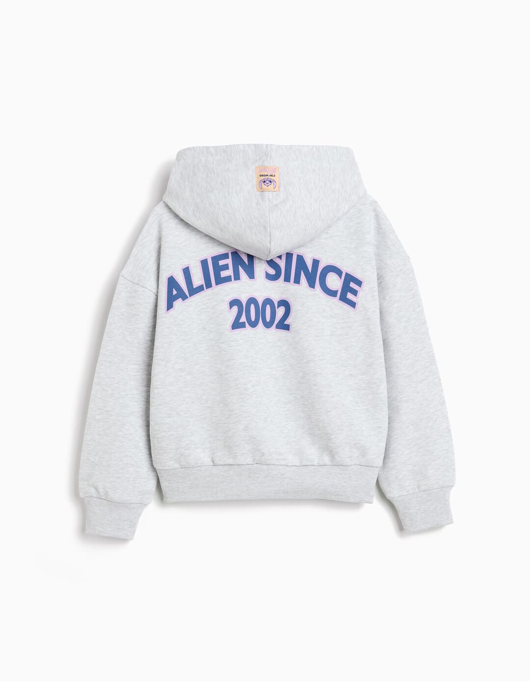 Sweatshirt Capuz 'Stitch' ©Disney, Menina, Cinzento Claro