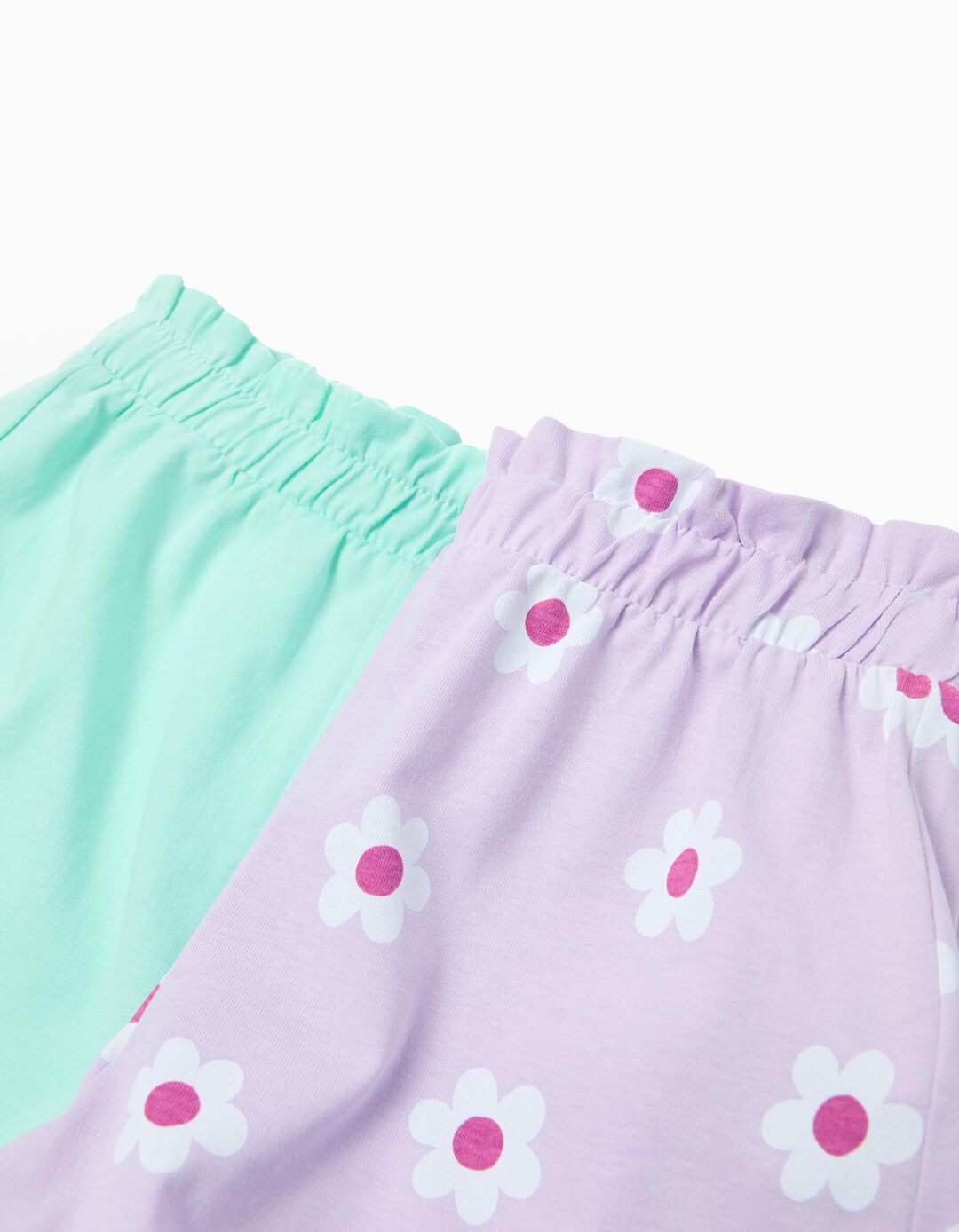 Pack 2 Cal&ccedil;&otilde;es, Menina, Verde Claro