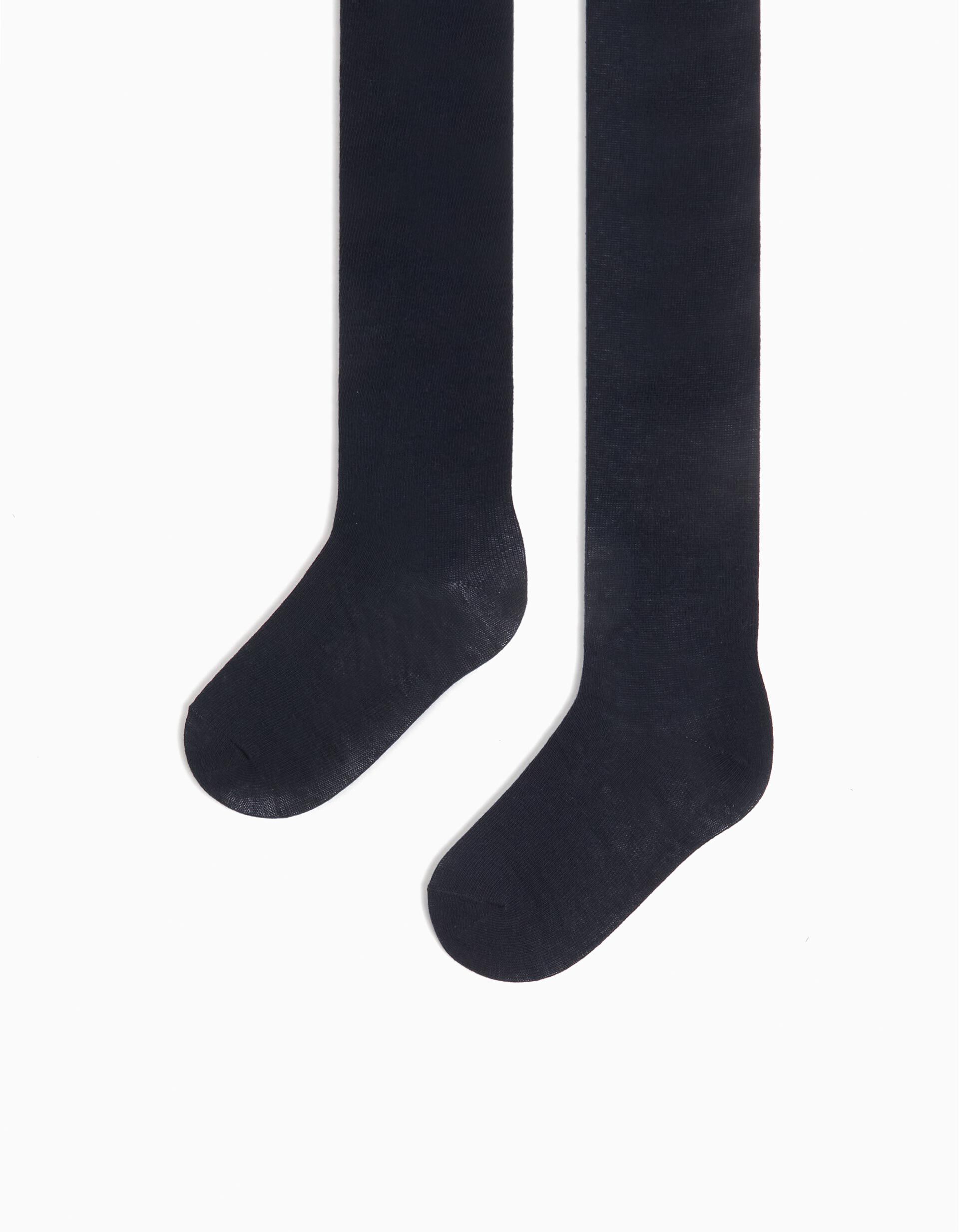 Comprar Online Pack 2 Pares de Collants, Menina, Azul Escuro