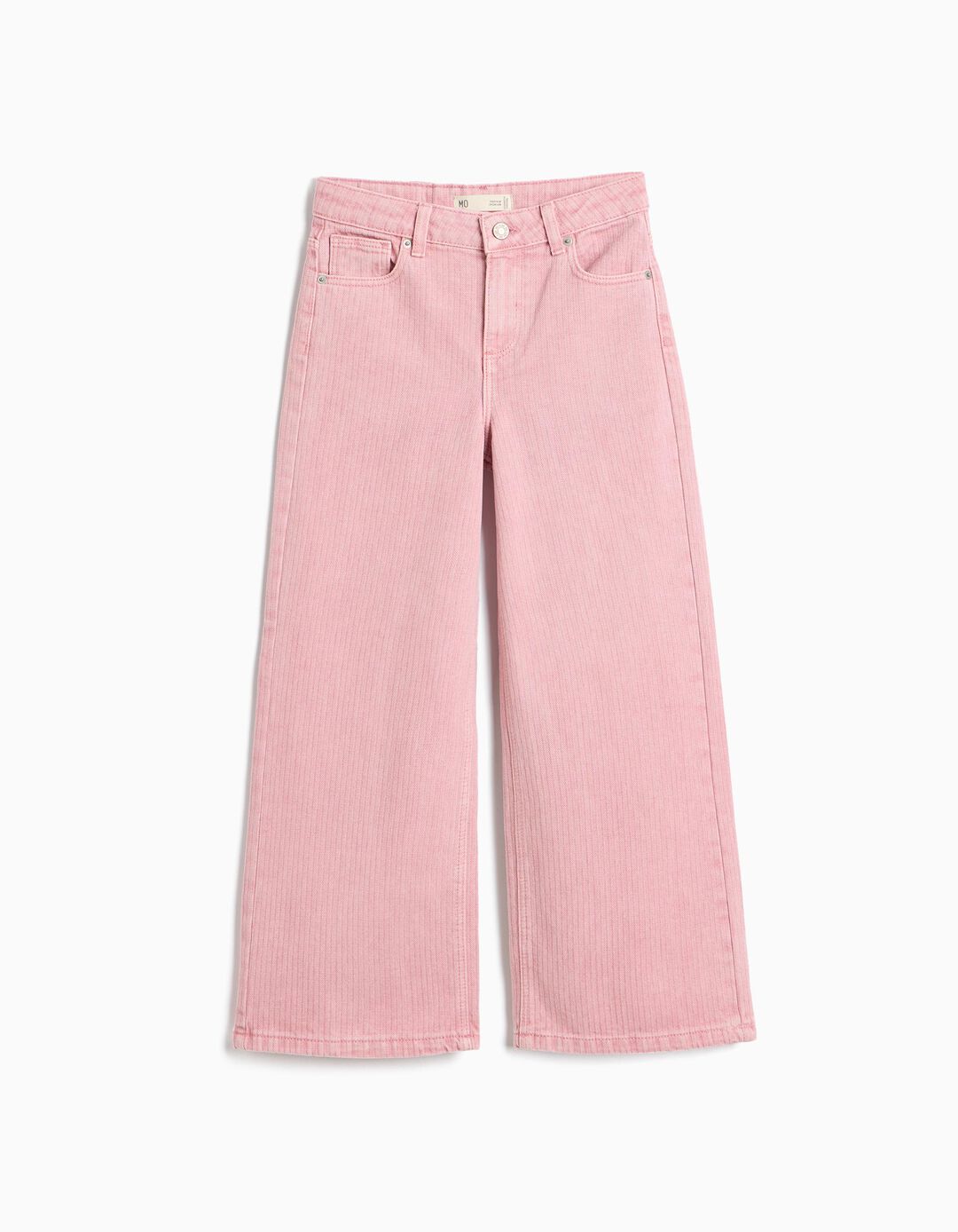 Cal&ccedil;as De Ganga Wide Leg Espiga, Menina, Rosa