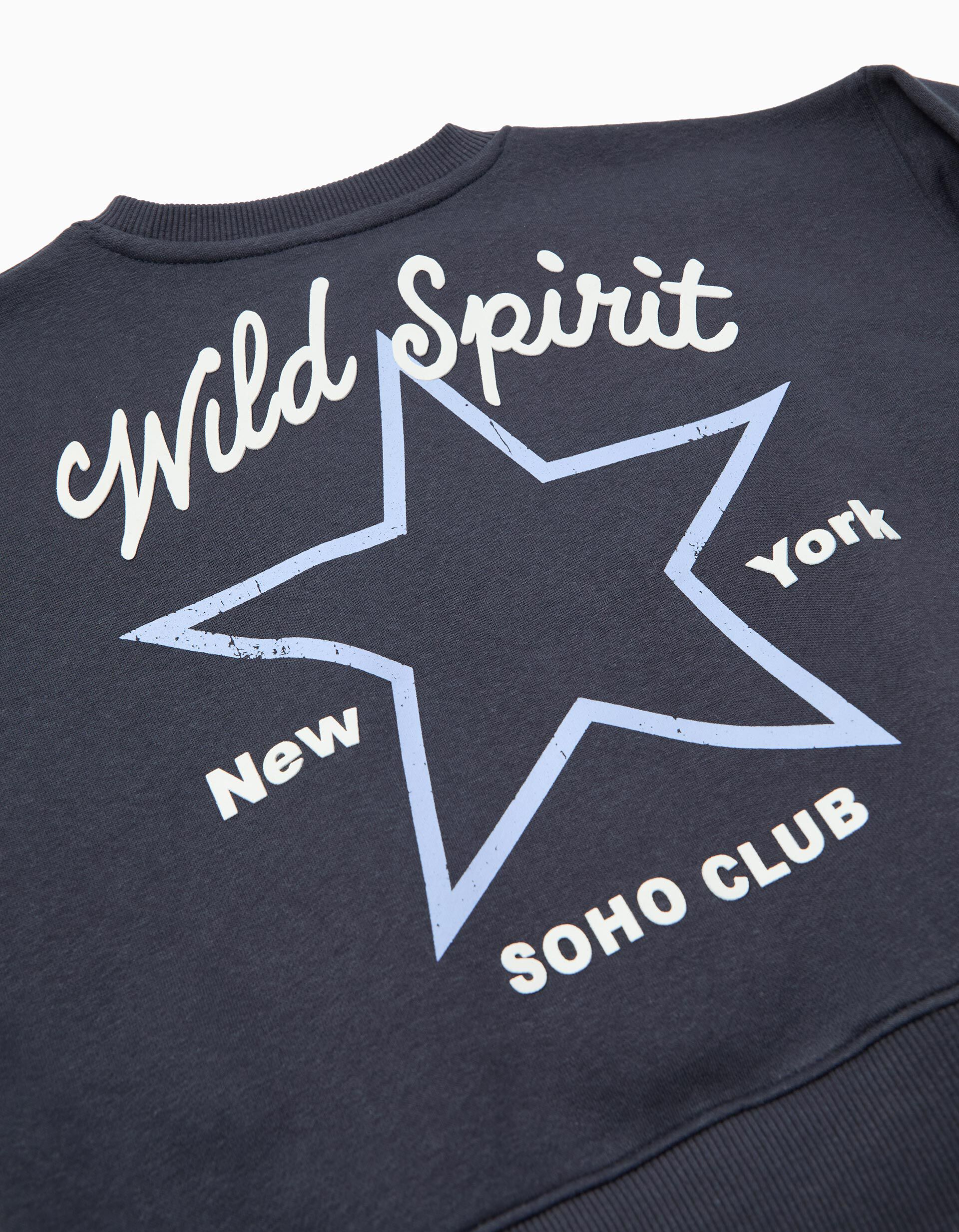 Comprar Online Sweatshirt de Felpa, Menina, Azul Escuro