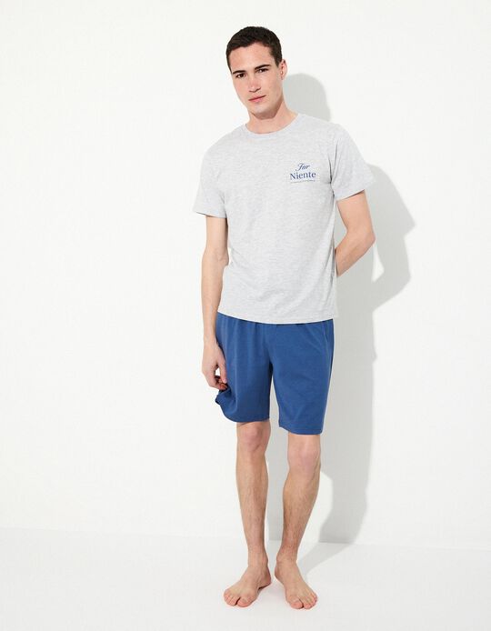 Comprar Online Pijama Jersey, Homem, Cinzento Claro