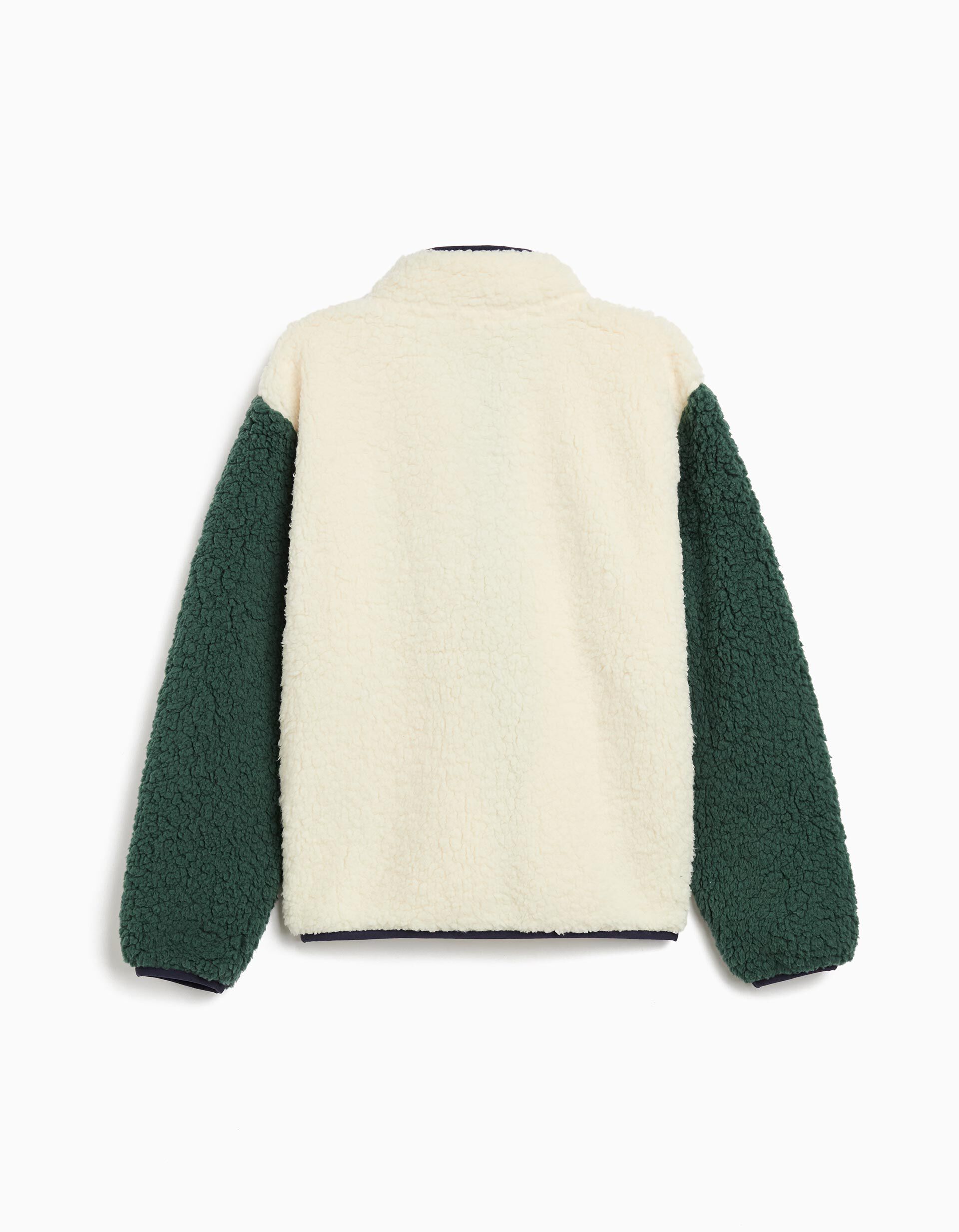 Comprar Online Casaco de Sherpa, Menino, Branco