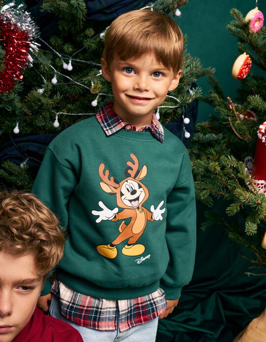 Comprar Online Sweatshirt Cardada 'Mickey' &copy;Disney, Menino, Verde