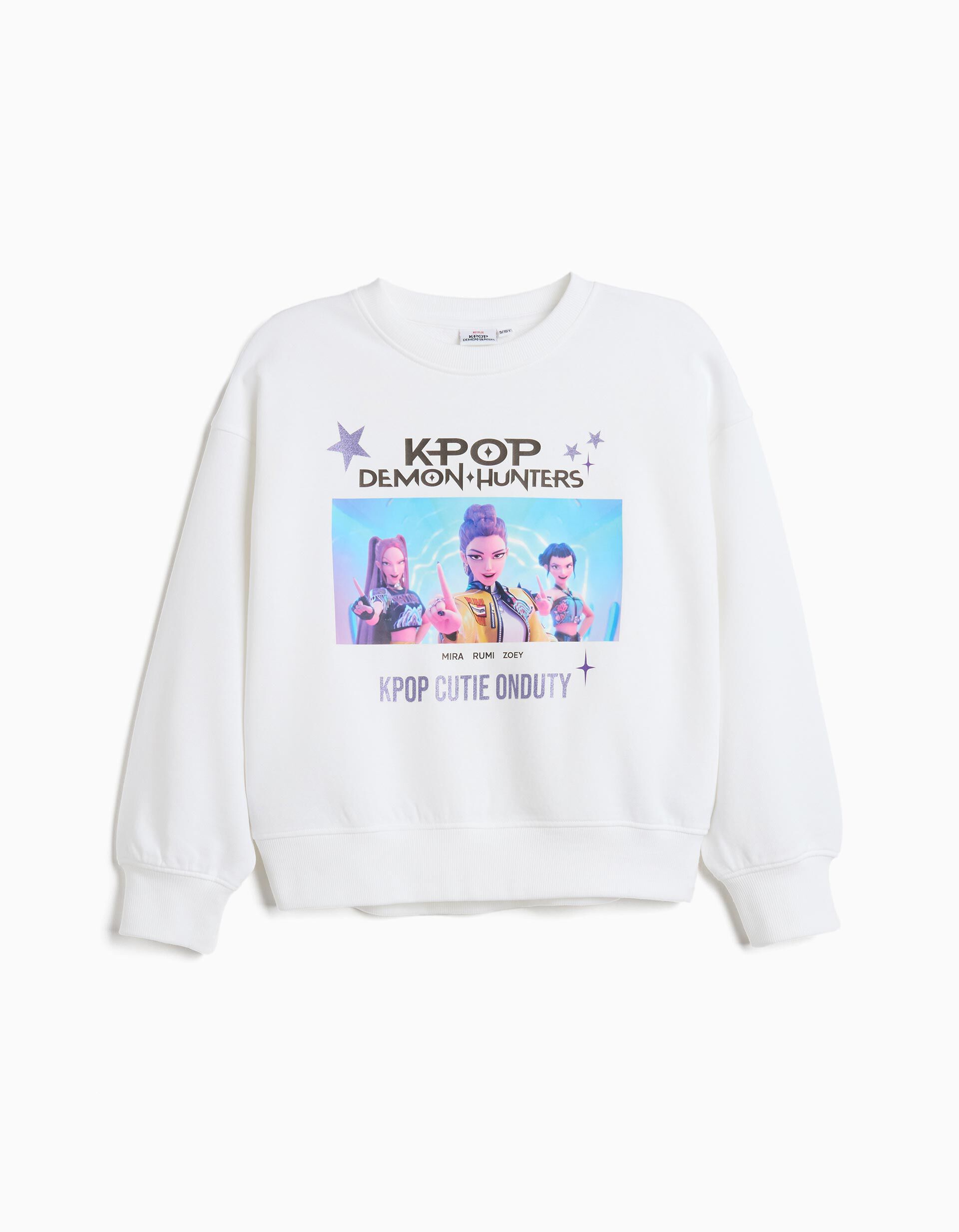 Comprar Online Sweatshirt 'KPop Demon Hunters', Menina, Branco