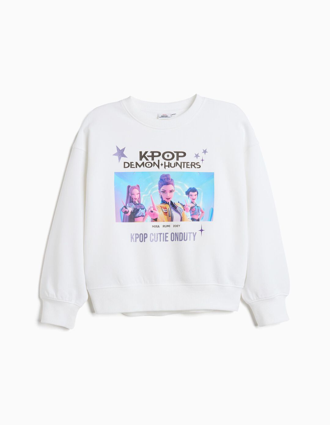 Sweatshirt 'KPop Demon Hunters', Menina, Branco