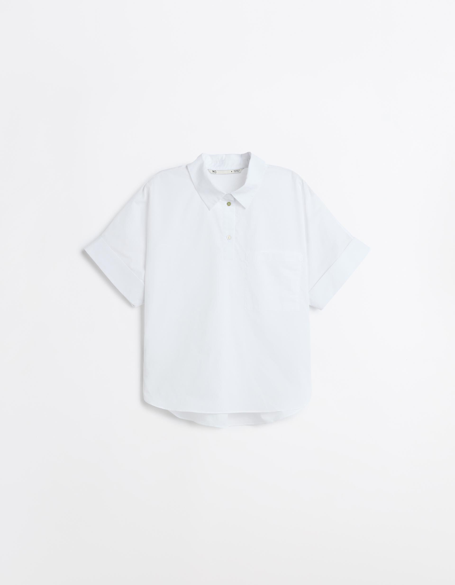 Comprar Online Camisa De Popelina, Mulher, Branco