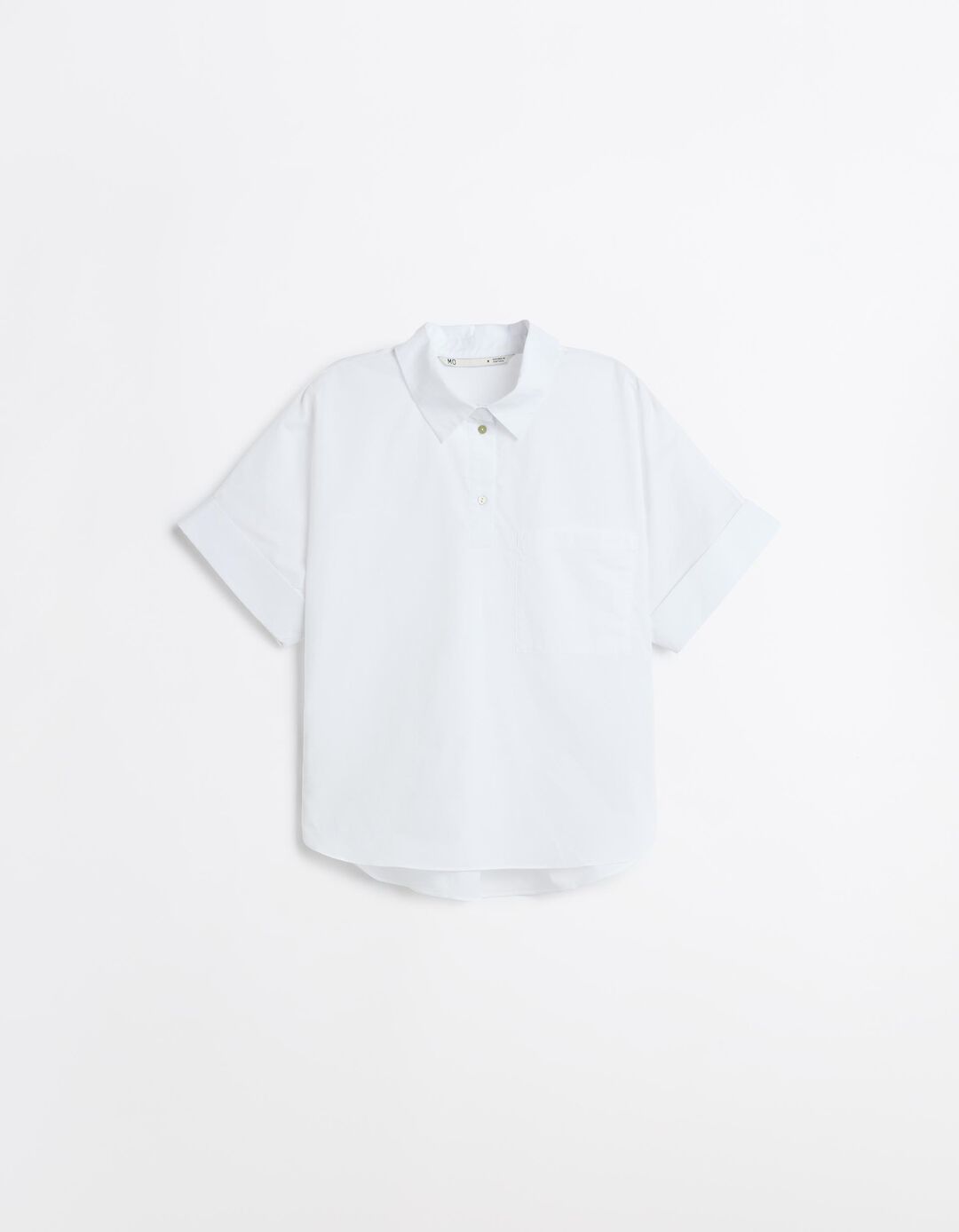 Camisa De Popelina, Mulher, Branco