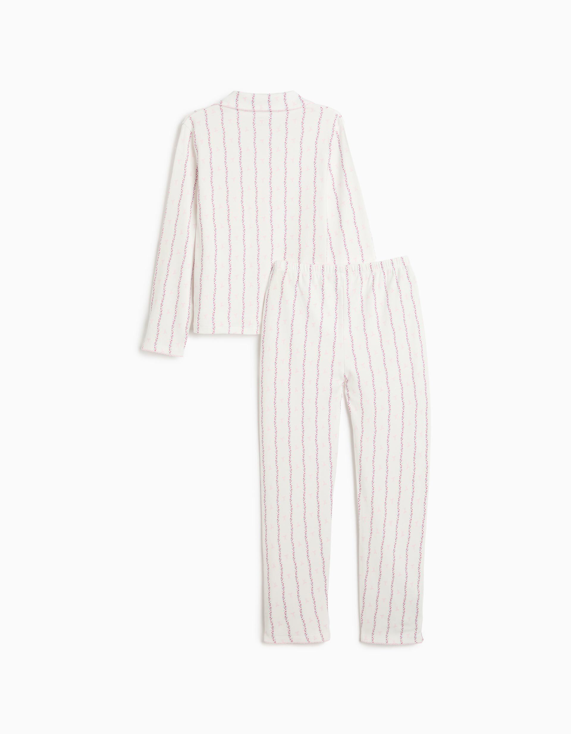 Comprar Online Pijama Camiseiro, Menina, Branco