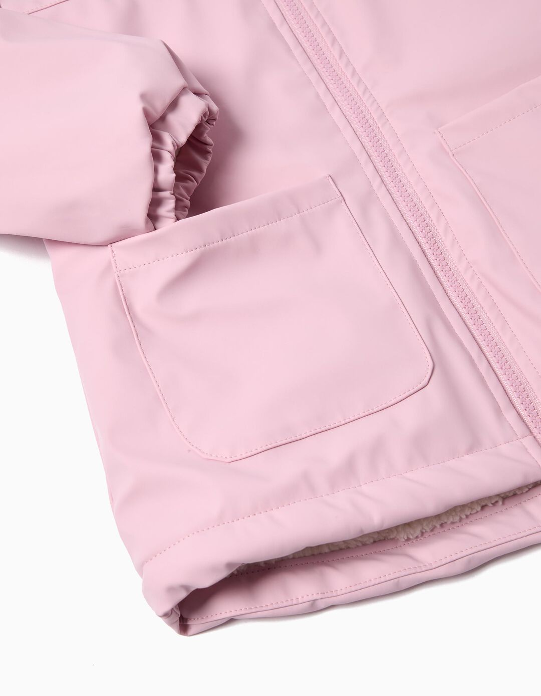 Parka, Menina, Rosa Claro