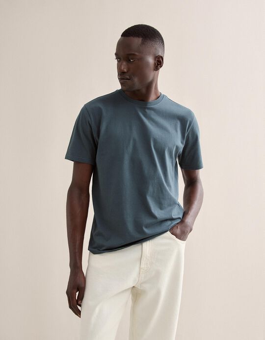 Comprar Online T-shirt, Homem, Azul