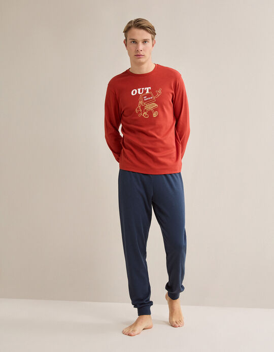 Comprar Online Pijama, Homem, Laranja Escuro