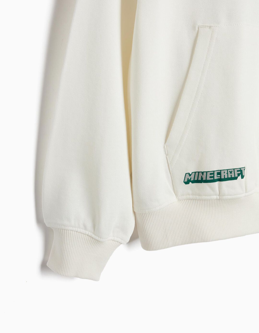 Sweatshirt De Felpa 'Minecraft', Menino, Branco
