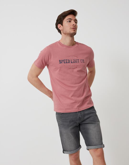 T-Shirt, Men, Dark Pink