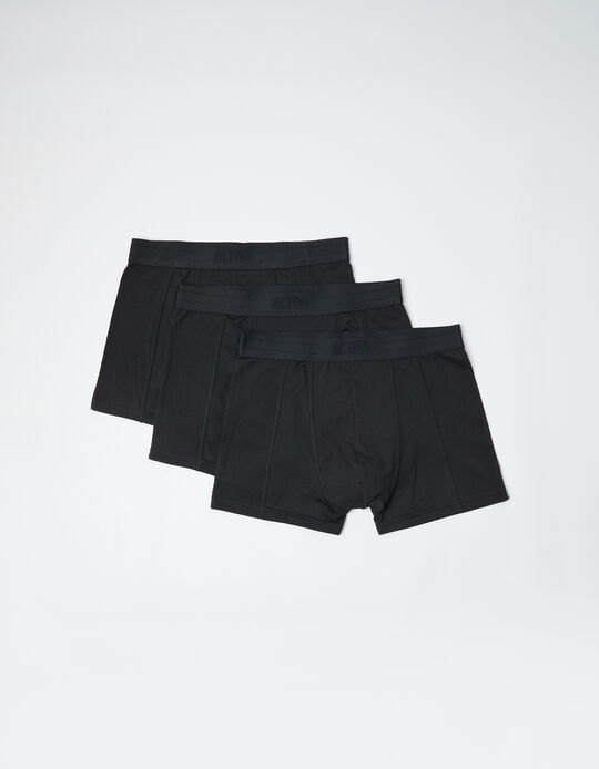 Comprar Online Pack 3 Boxers, Homem, Preto