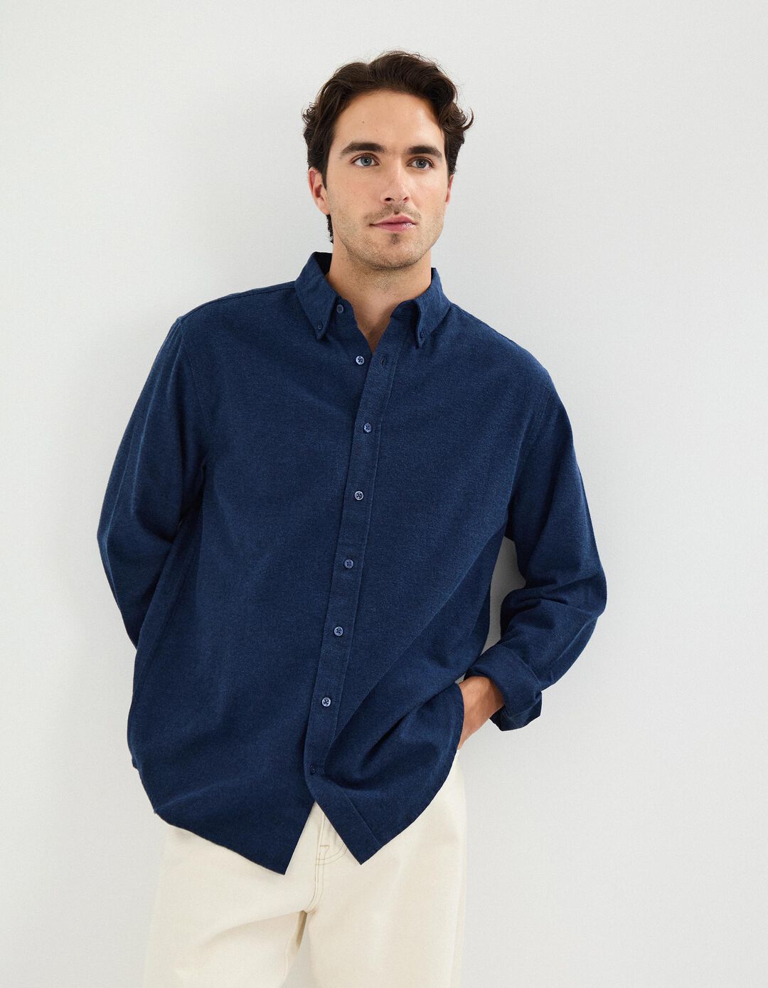 Camisa, Homem, Azul Escuro