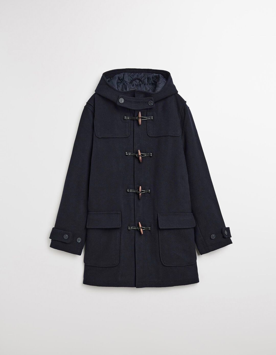 Sobretudo com Capuz, Homem, Azul Escuro