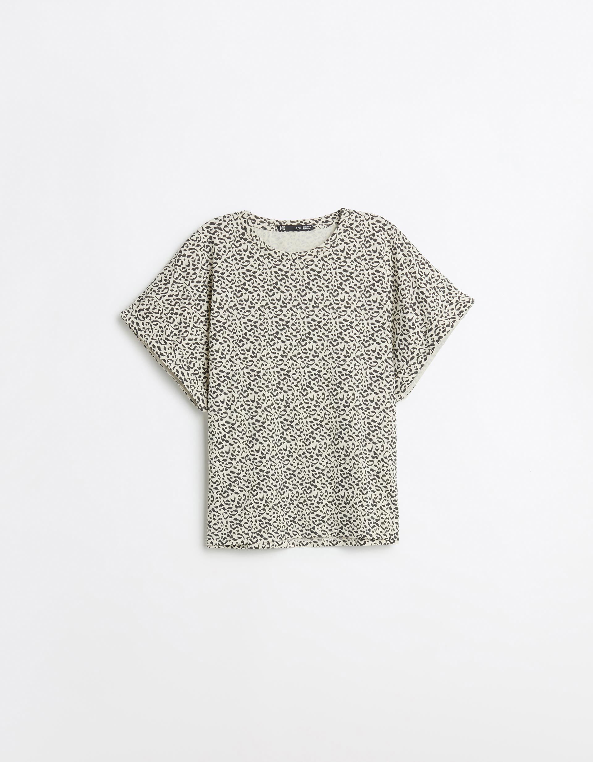 Comprar Online T-shirt Animal Print, Mulher, Preto