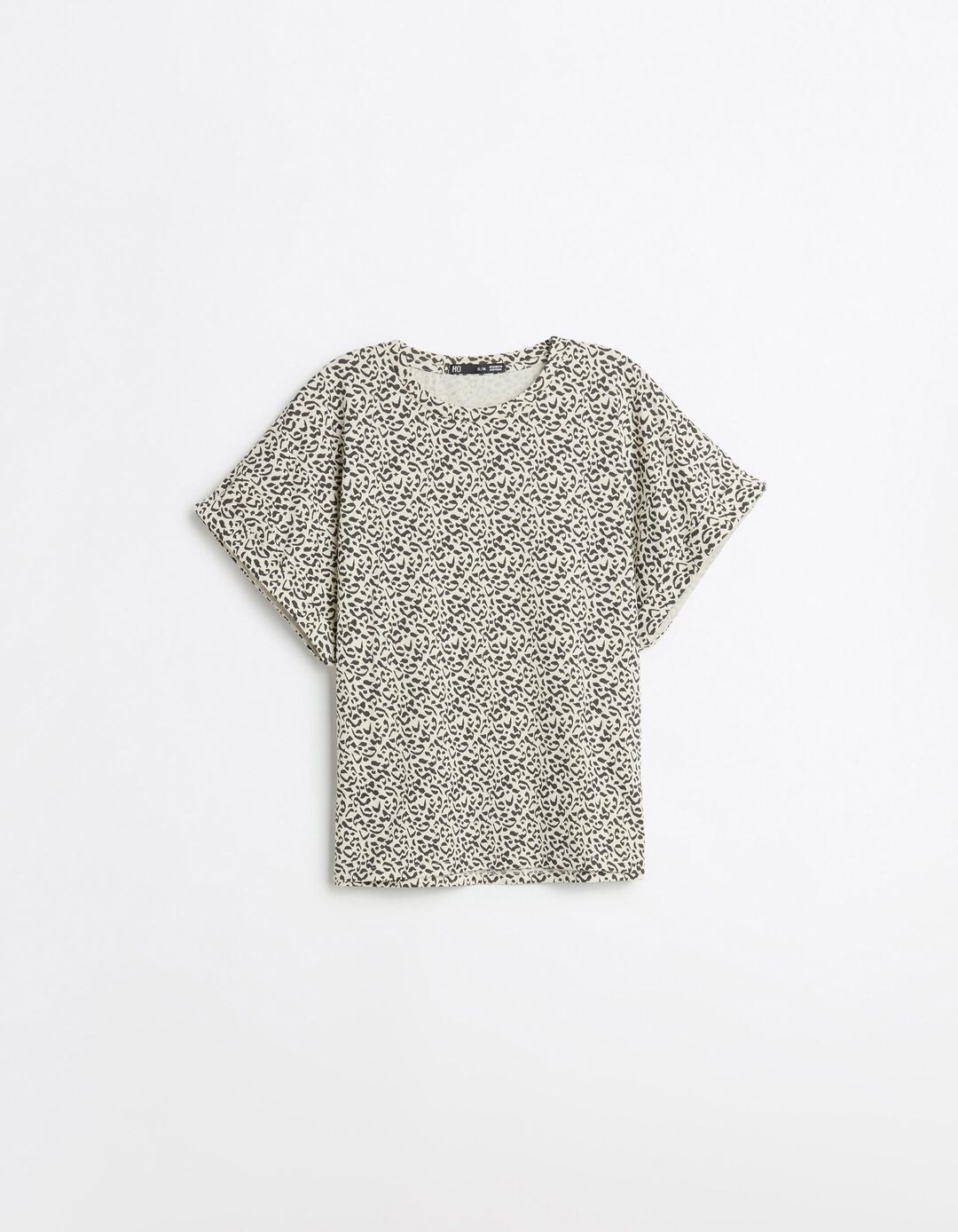 T-shirt Animal Print, Mulher, Preto