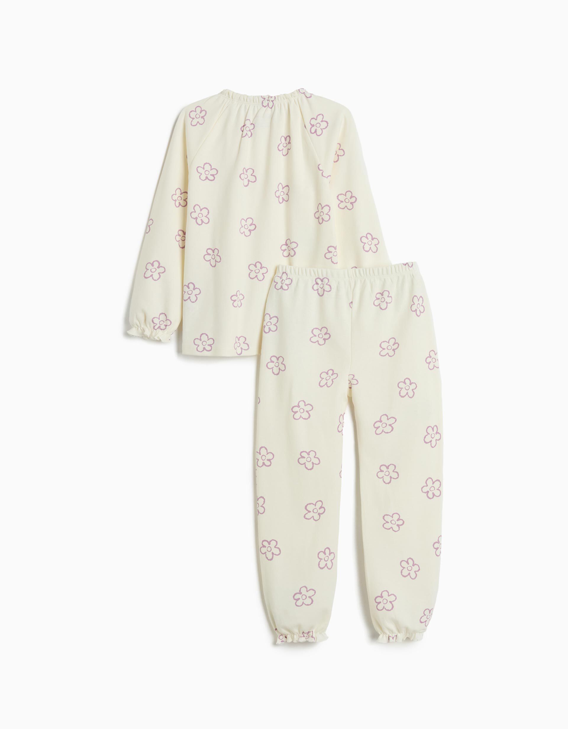 Comprar Online Pijama Flores, Menina, Branco 