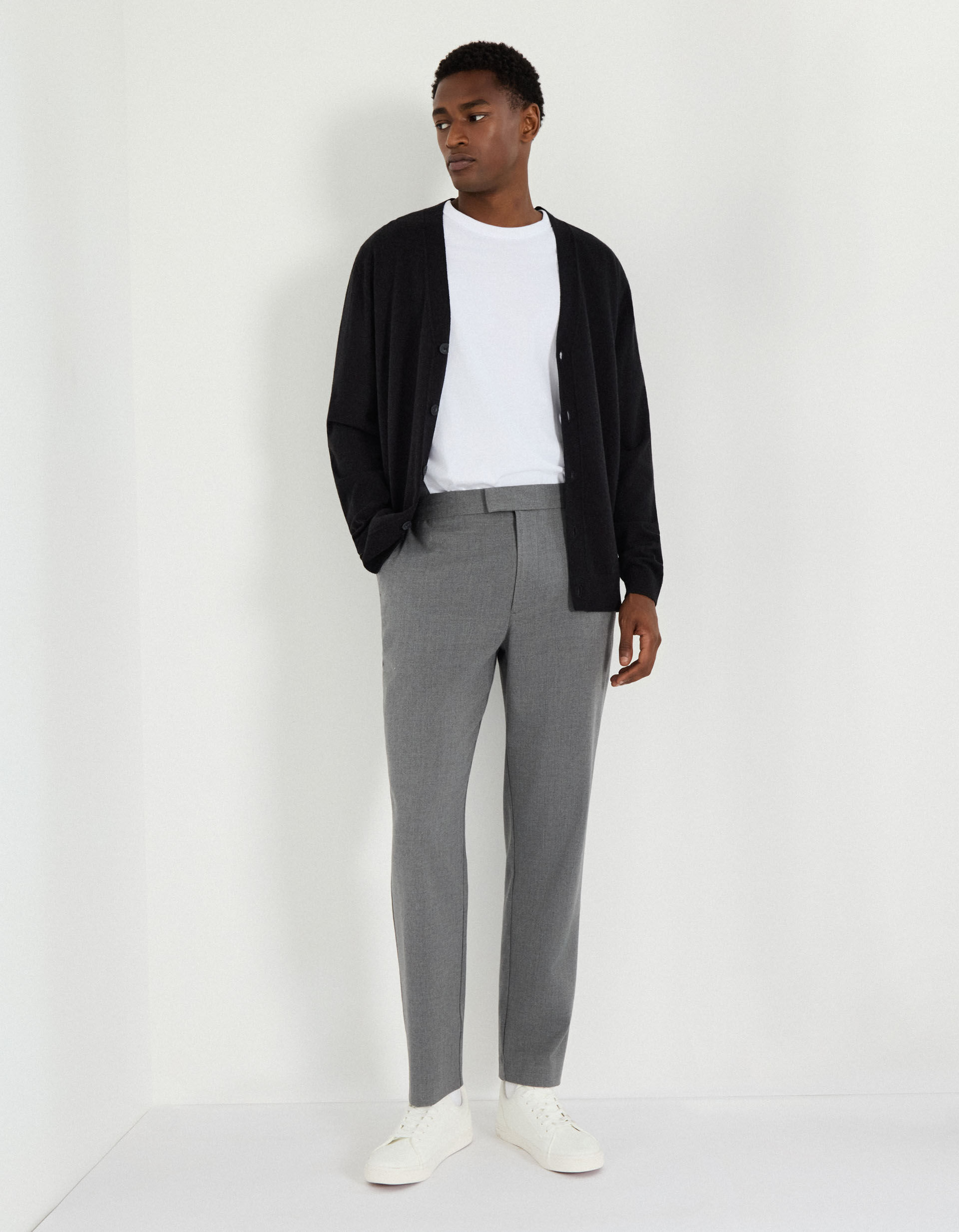 Comprar Online Cal&ccedil;as, Homem, Cinzento Escuro 