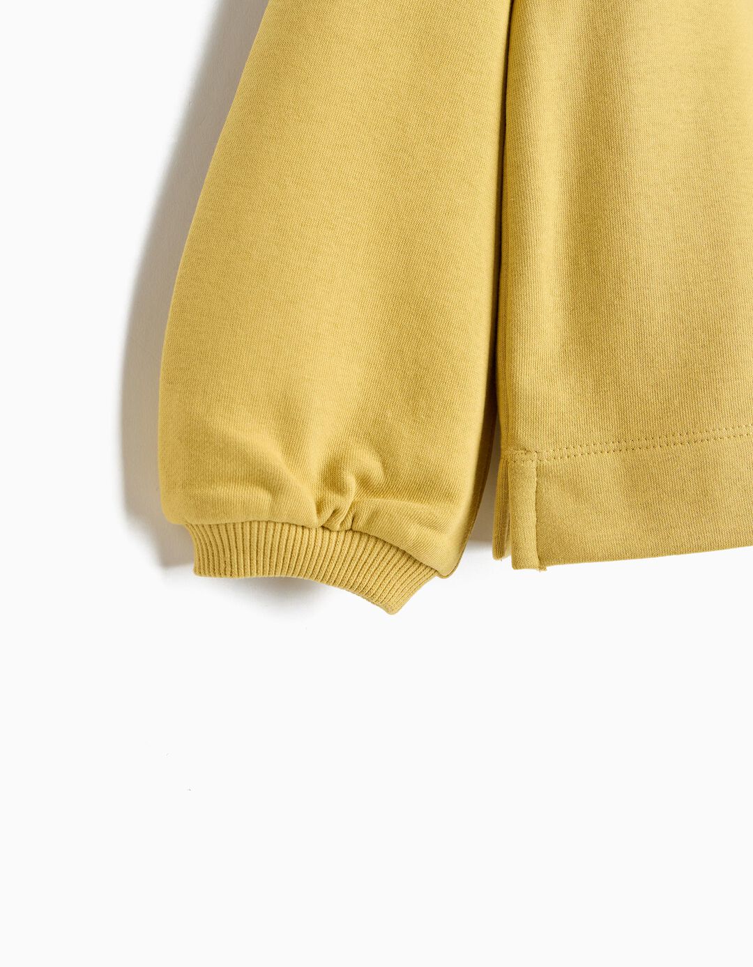 Sweatshirt, Menina, Amarelo Torrado