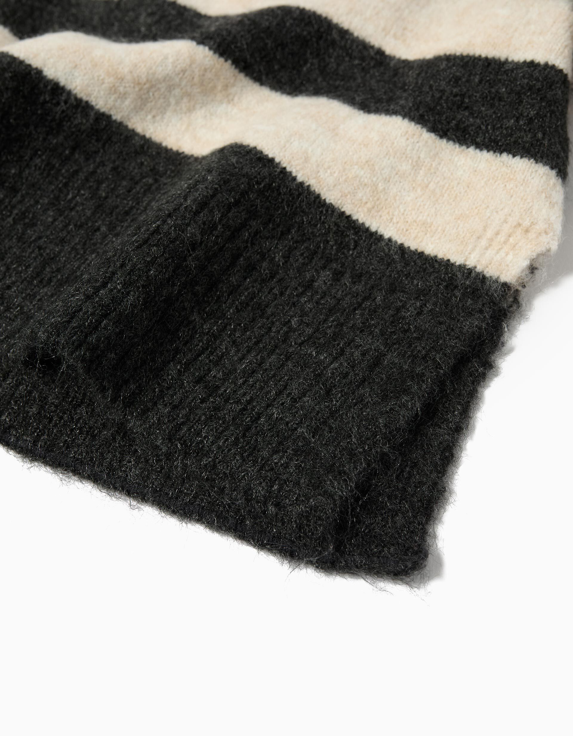 Comprar Online Camisola de Malha, Menina, Cinzento Escuro