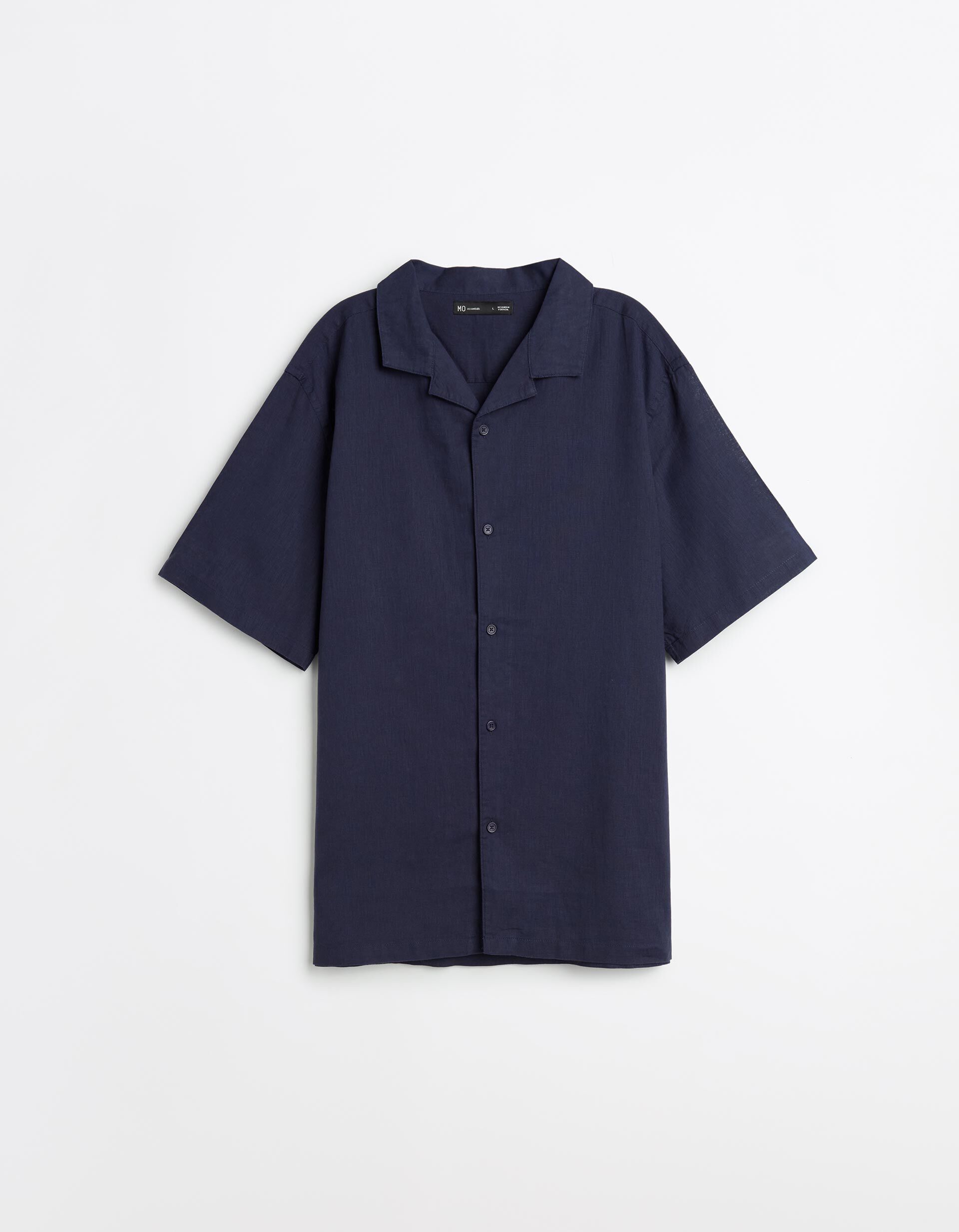 Comprar Online Camisa com Linho, Homem, Azul Escuro