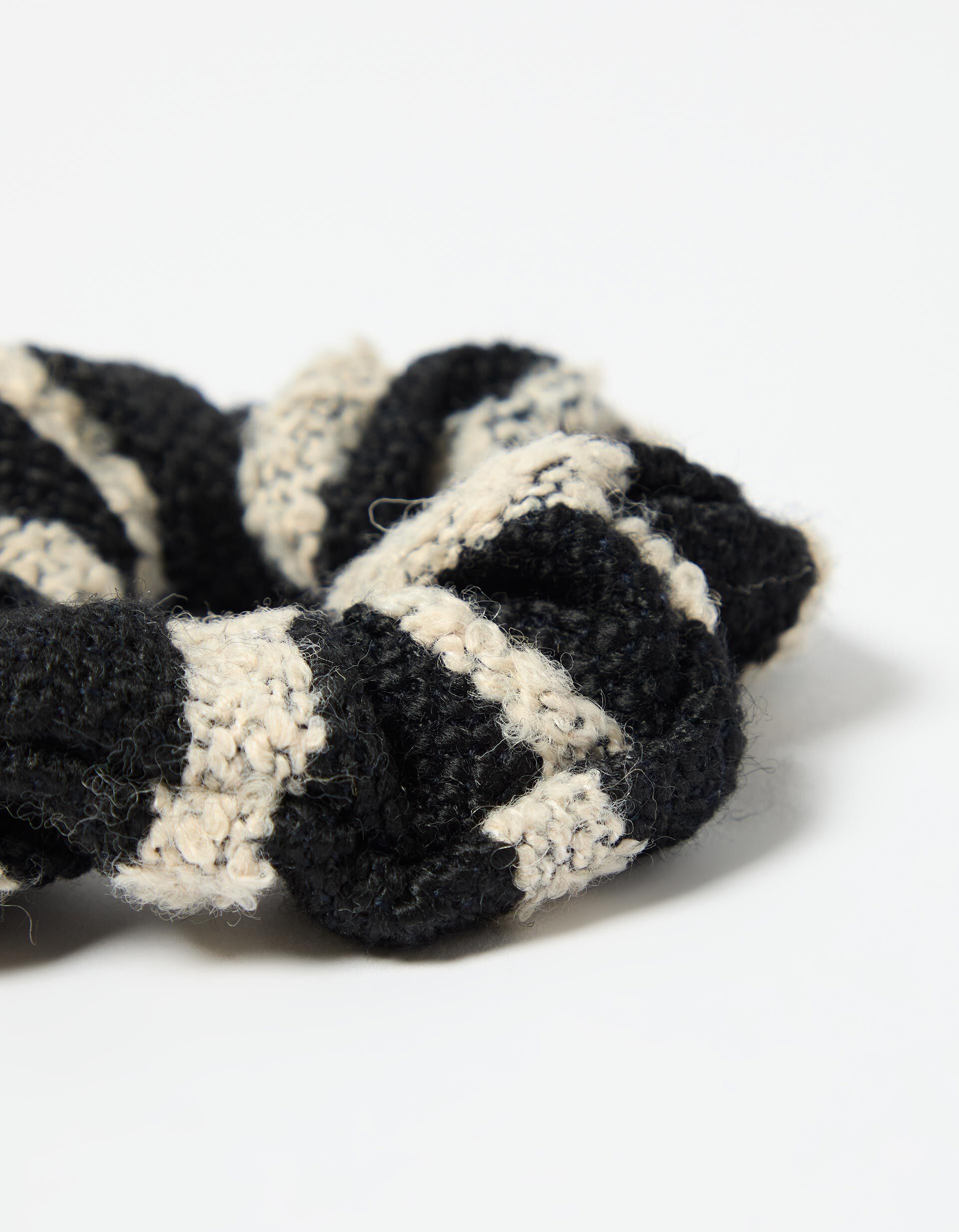 Comprar Online &nbsp;El&aacute;stico de Cabelo Scrunchie, Mulher, Preto 