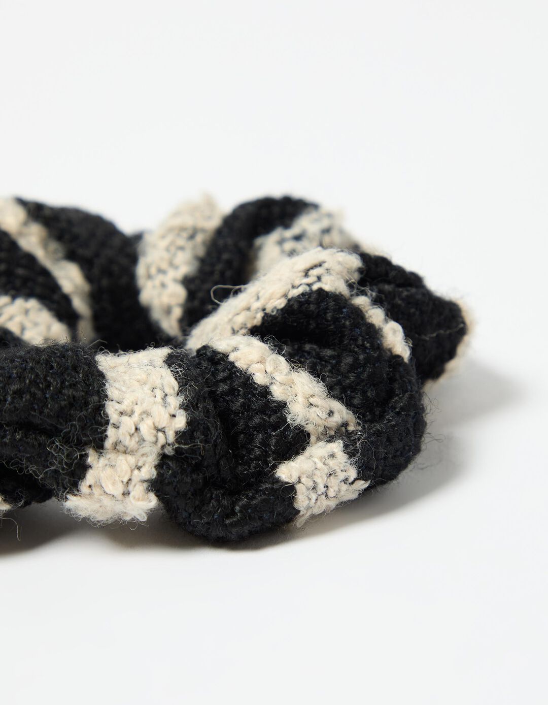  Elástico de Cabelo Scrunchie, Mulher, Preto 