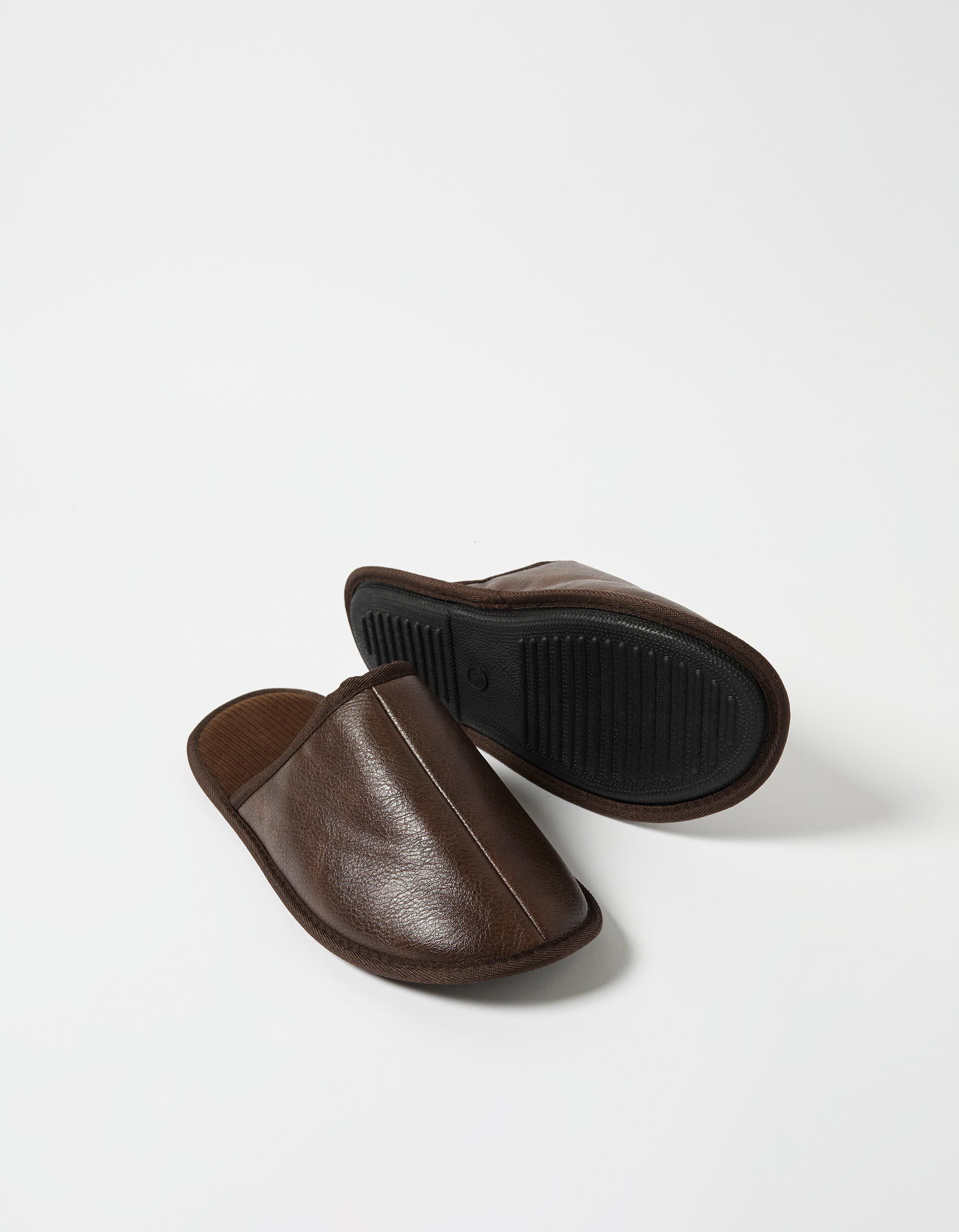 Comprar Online Chinelos de Quarto, Homem, Castanho