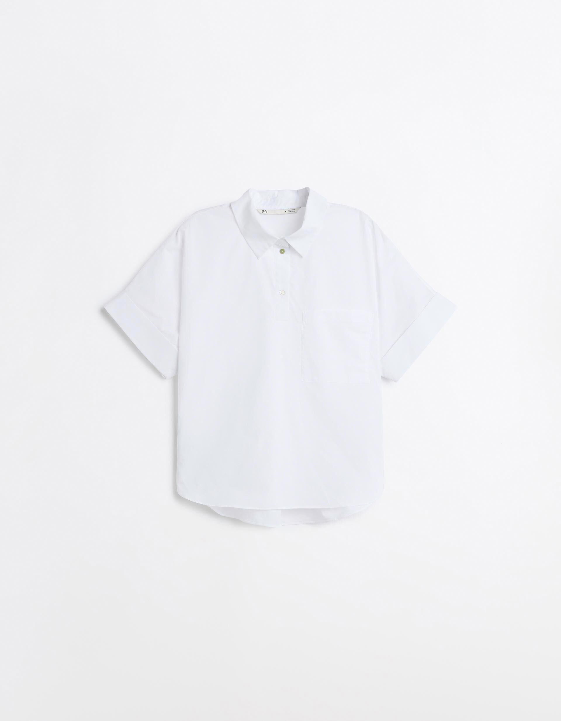Comprar Online Camisa De Popelina, Mulher, Branco