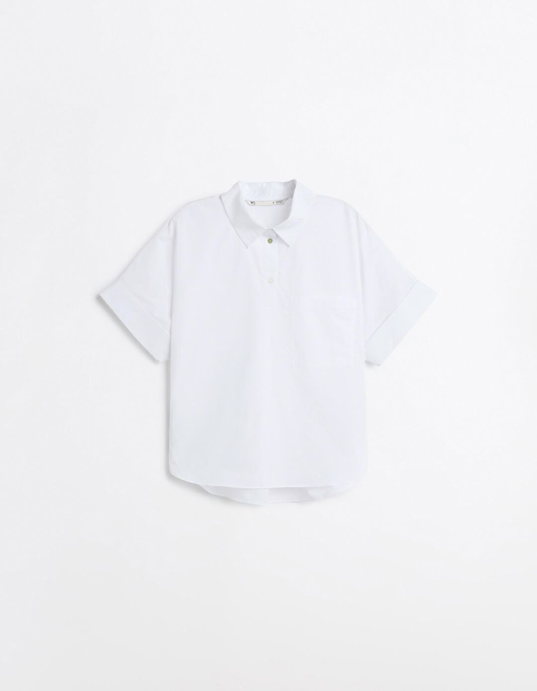 Camisa De Popelina, Mulher, Branco