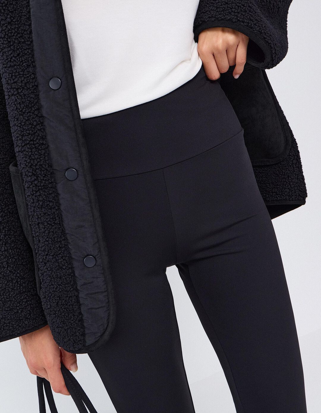 Leggings Flare, Mulher, Preto