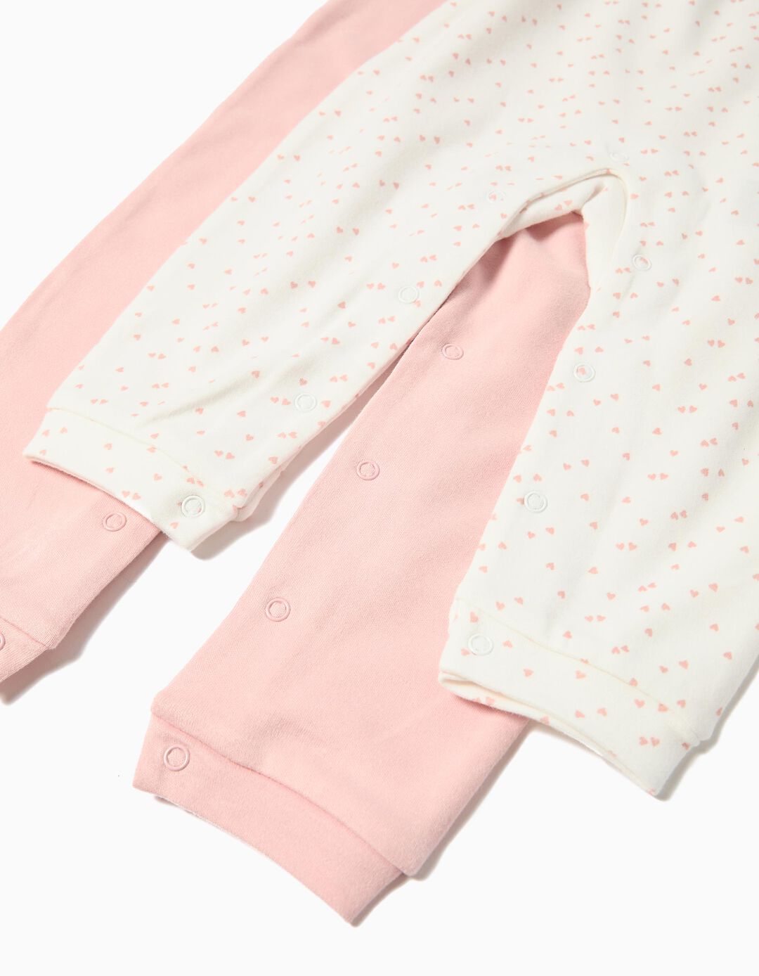 Pack 2 Babygrows, Recém-Nascido, Rosa