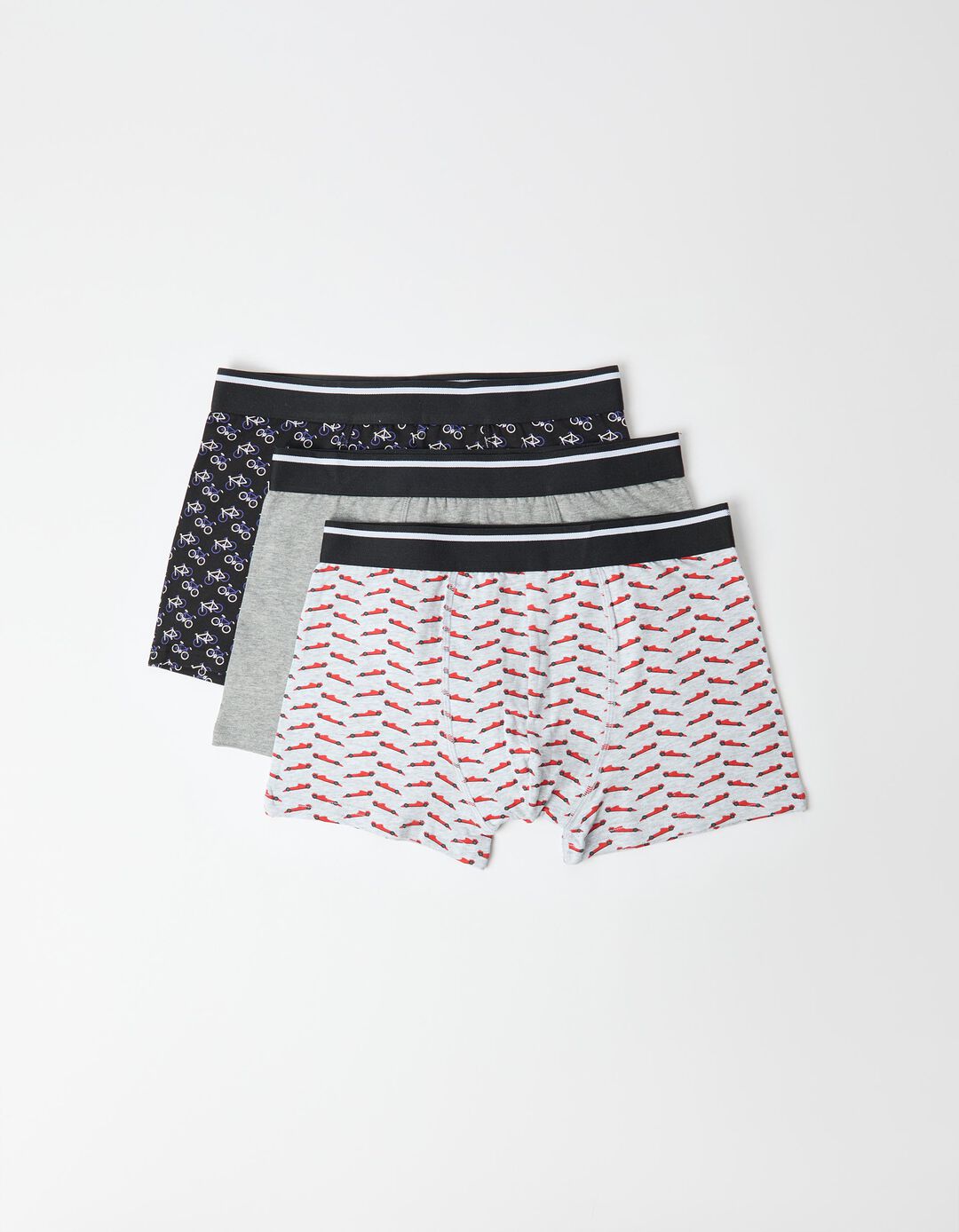 Pack 3 Boxers, Homem, Preto