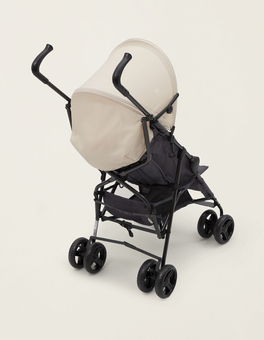 Carrinho Bengala ZY Safe Road Plus, Cinza/Bege